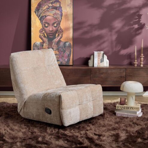 Lieke Relaxfauteuil Beige