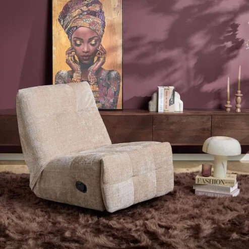 Lieke Relaxfauteuil Beige