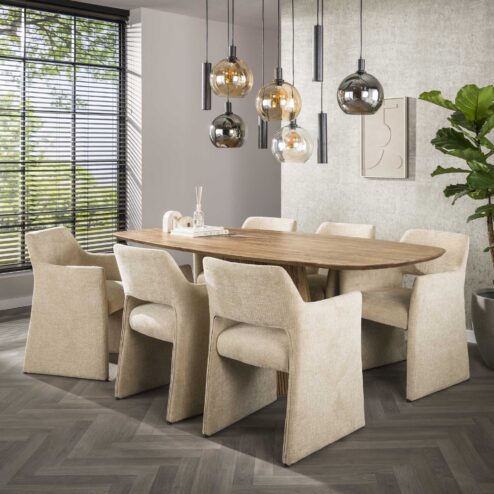 Sascha Eetkamerstoel Jaroq zand