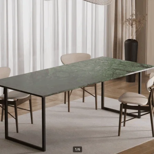 Studio Moda Marmeren eettafel india green 200cm