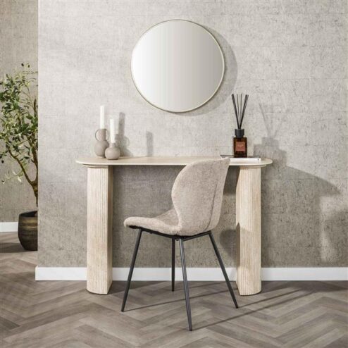 Strato Sidetable Keramiek travertin 120cm