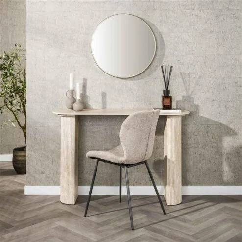 Strato Sidetable Keramiek travertin 120cm