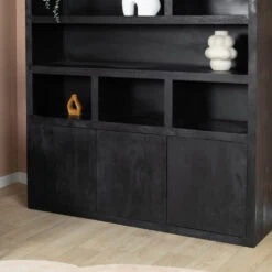 Sven Boekenkast XL Zwart 160cm