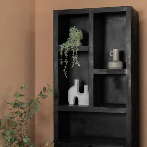 Sven Boekenkast Zwart 80cm
