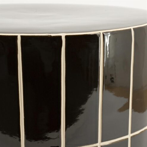 TileTastic Bijzettafel laag Bruin 42cm