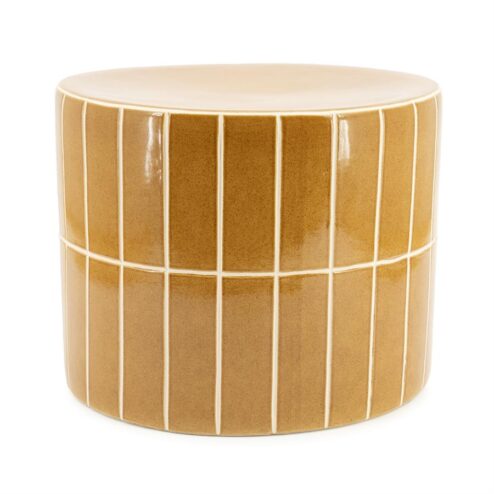 TileTastic Bijzettafel laag Mosterd 42cm