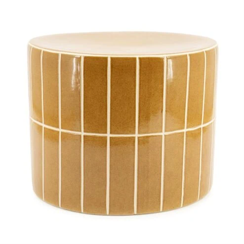 TileTastic Bijzettafel laag Mosterd 42cm