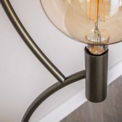 Tio 3-lichts Vloerlamp Bruin