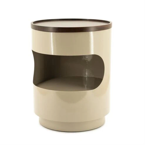 Tondo Bijzettafel Taupe 37cm