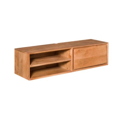 Tony Zwevend Tv meubel Naturel Mangohout 120 cm