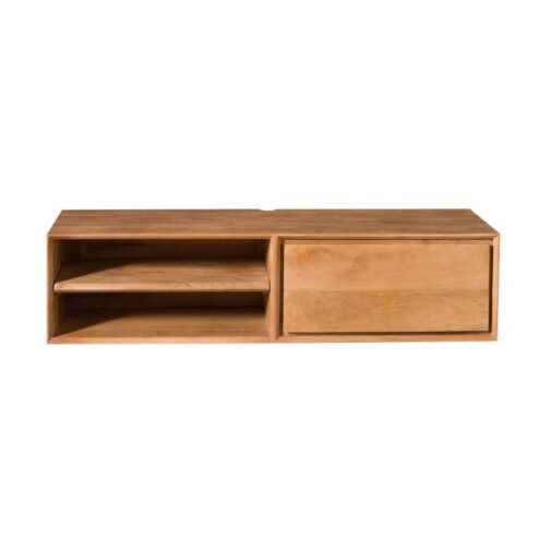 Tony Zwevend Tv meubel Naturel Mangohout 120 cm