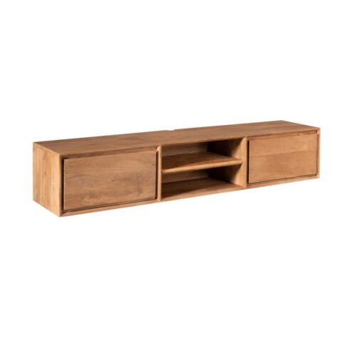 Tony Zwevend Tv meubel Naturel Mangohout 160 cm