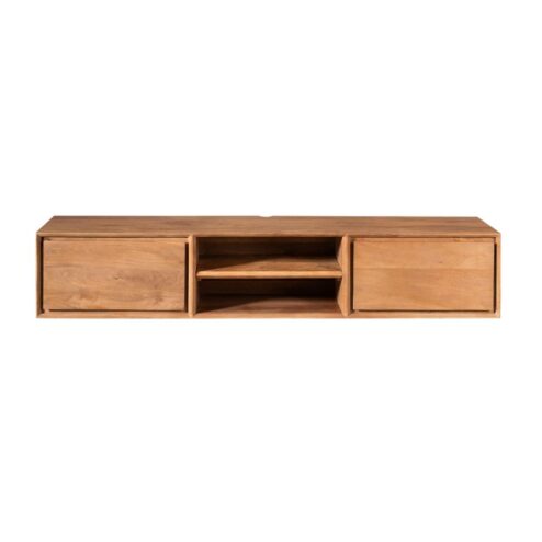 Tony Zwevend Tv meubel Naturel Mangohout 160 cm