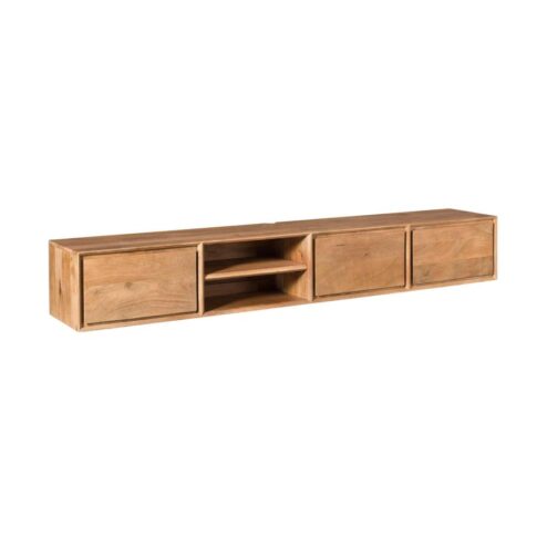 Tony Zwevend Tv meubel Naturel Mangohout 200 cm