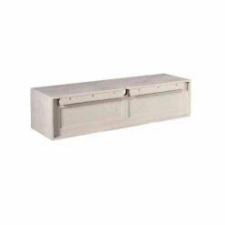 Tony Zwevend Tv meubel Taupe Mangohout 120 cm