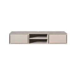 Tony Zwevend Tv meubel Taupe Mangohout 160 cm