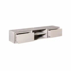 Tony Zwevend Tv meubel Taupe Mangohout 160 cm