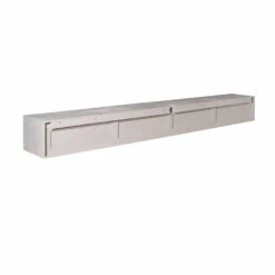 Tony Zwevend Tv meubel Taupe Mangohout 240 cm