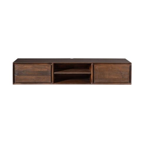 Tony Zwevend Tv meubel Walnoot Mangohout 160 cm