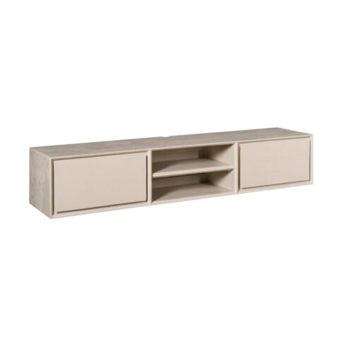 Tony Zwevend Tv meubel Zand Mangohout 160 cm