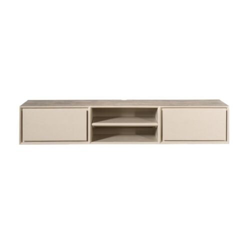 Tony Zwevend Tv meubel Zand Mangohout 160 cm