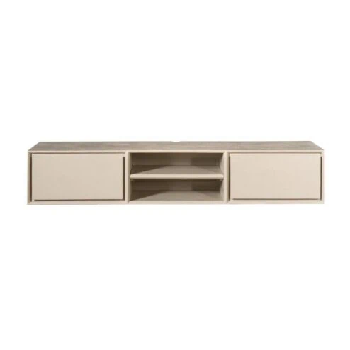 Tony Zwevend Tv meubel Zand Mangohout 160 cm