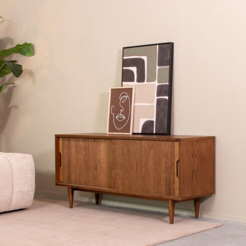 Tv meubel Jule Bruin Eikenhout 130cm