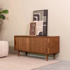 Tv meubel Jule Bruin Eikenhout 130cm