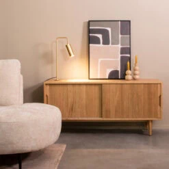 Tv meubel Jule Naturel Eikenhout 130cm