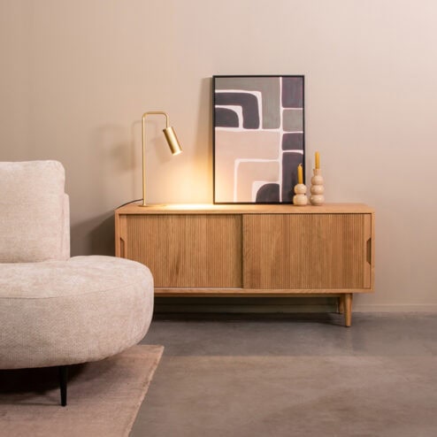 Tv meubel Jule Naturel Eikenhout 130cm