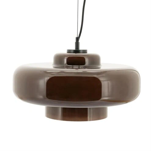 Vetro 1-lichts Hanglamp Bruin