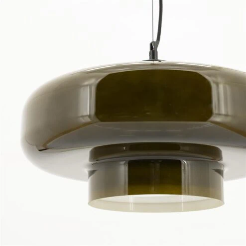 Vetro 1-lichts Hanglamp Groen