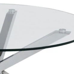 Willow Salontafel rond Glas 82cm
