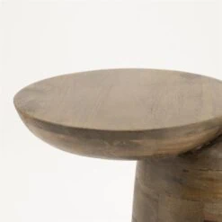 Woomble Bijzettafel mangohout Bruin 40cm