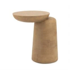 Woomble Bijzettafel mangohout Naturel 40cm