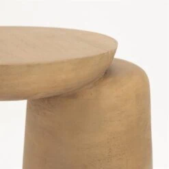 Woomble Bijzettafel mangohout Naturel 40cm