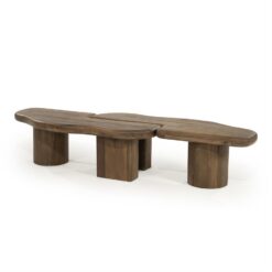 Yuo Salontafel mangohout Bruin 100cm