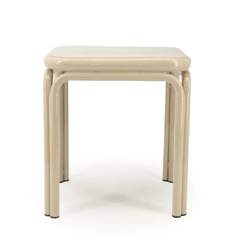 Zilo Bijzettafel Beige 43cm
