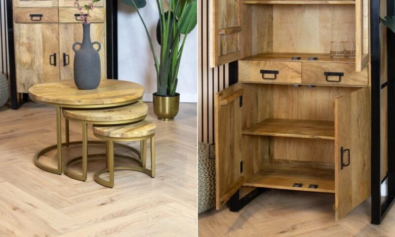 Britt meubelserie: Tijdloos design en massief mangohout