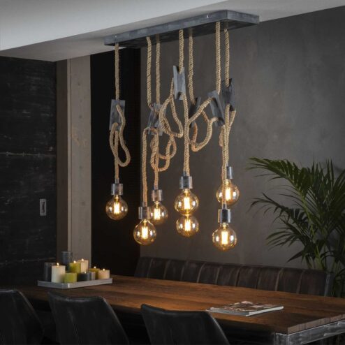 Tower hanglamp 7-lichts (retourdeal 992)