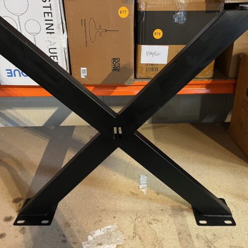 Losse tafelpoot onderstel metaal (schadedeal 20)