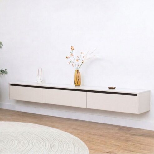 Alternative view of Nils Zwevend Tv meubel zand 240cm