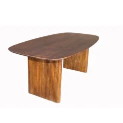 Aki Eettafel bruin Deens Ovaal 200cm