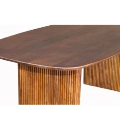 Aki Eettafel bruin Deens Ovaal 200cm