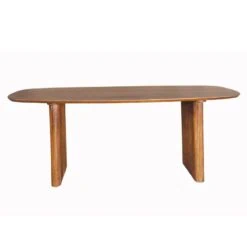 Aki Eettafel bruin Deens Ovaal 200cm