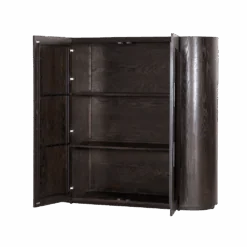 Allure Opbergkast donkerbruin 150 cm