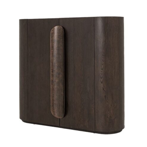 Allure Opbergkast donkerbruin 150 cm