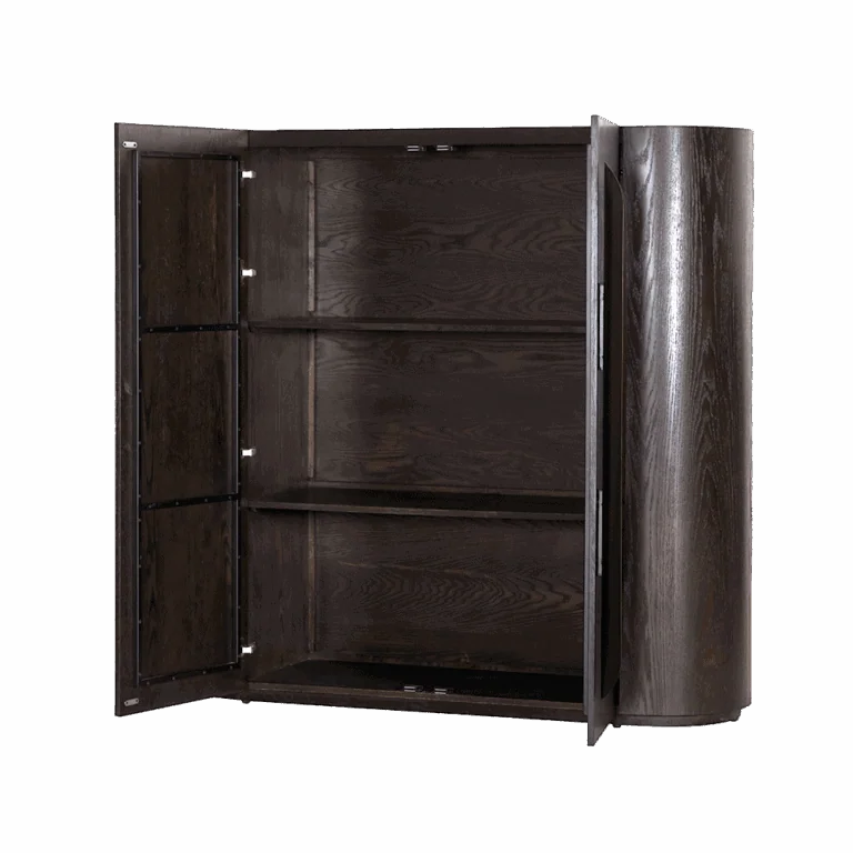 Allure Opbergkast donkerbruin 150 cm