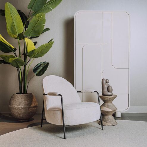 Amelia Fauteuil creme