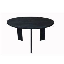 Arne Eettafel zwart Rond 130cm